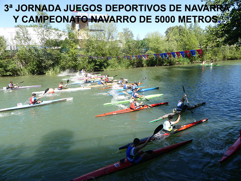 Tercera Jornada de Juegos Deportivos de Navarra y Campeonato Navarro de 5000 metros